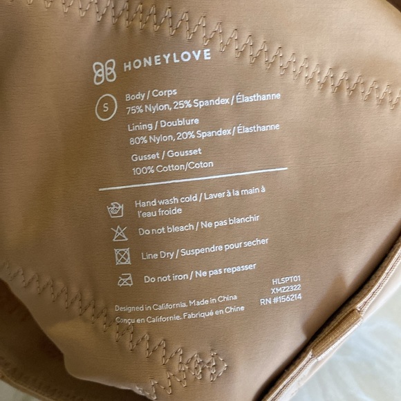 NWT Honeylove Super Power SuperPower Thong Shapewear, Nude "Sand" size S - Picture 12 of 12